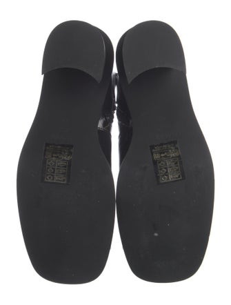 Ganni Patent Leather Riding Boots