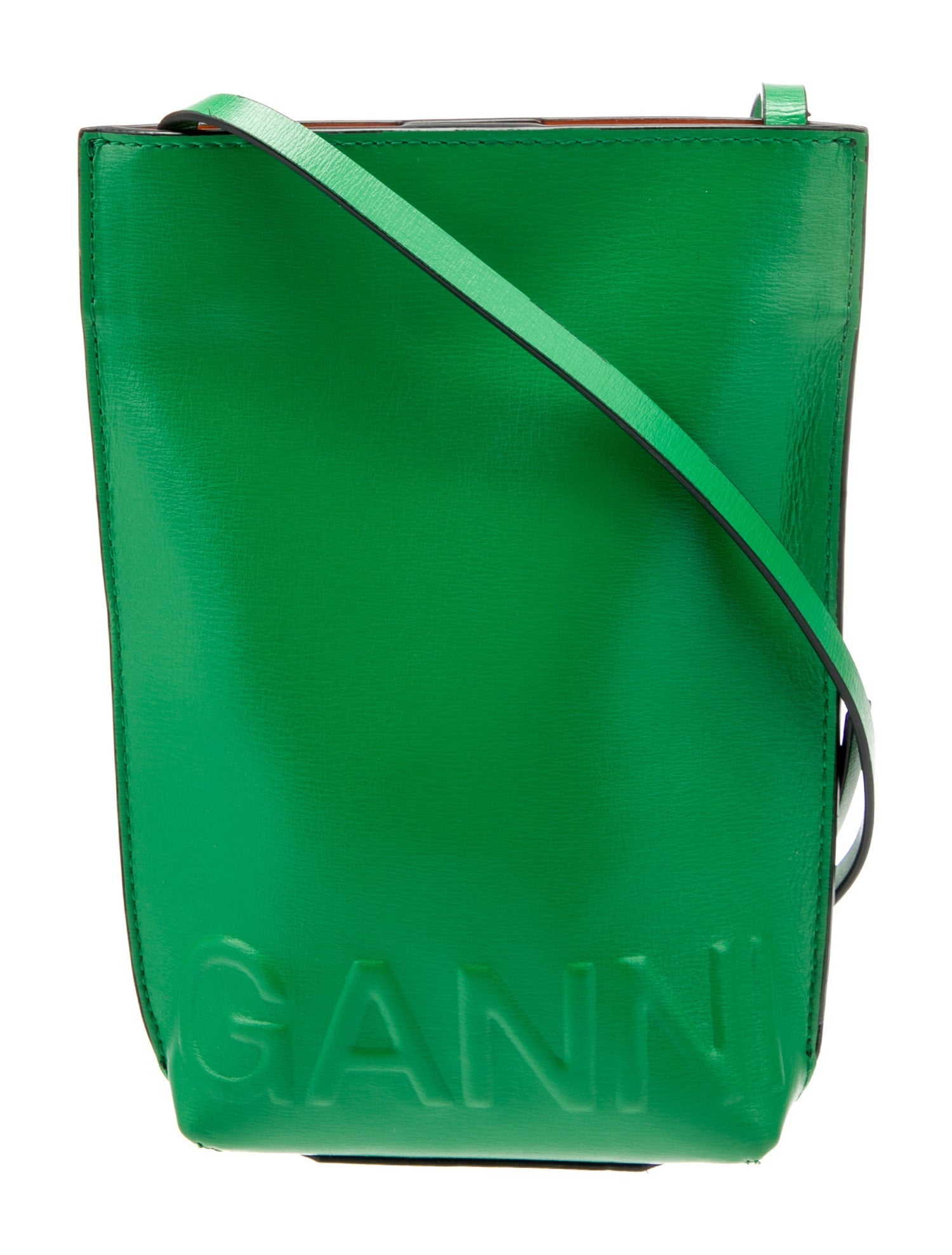 Ganni Leather Crossbody Bag