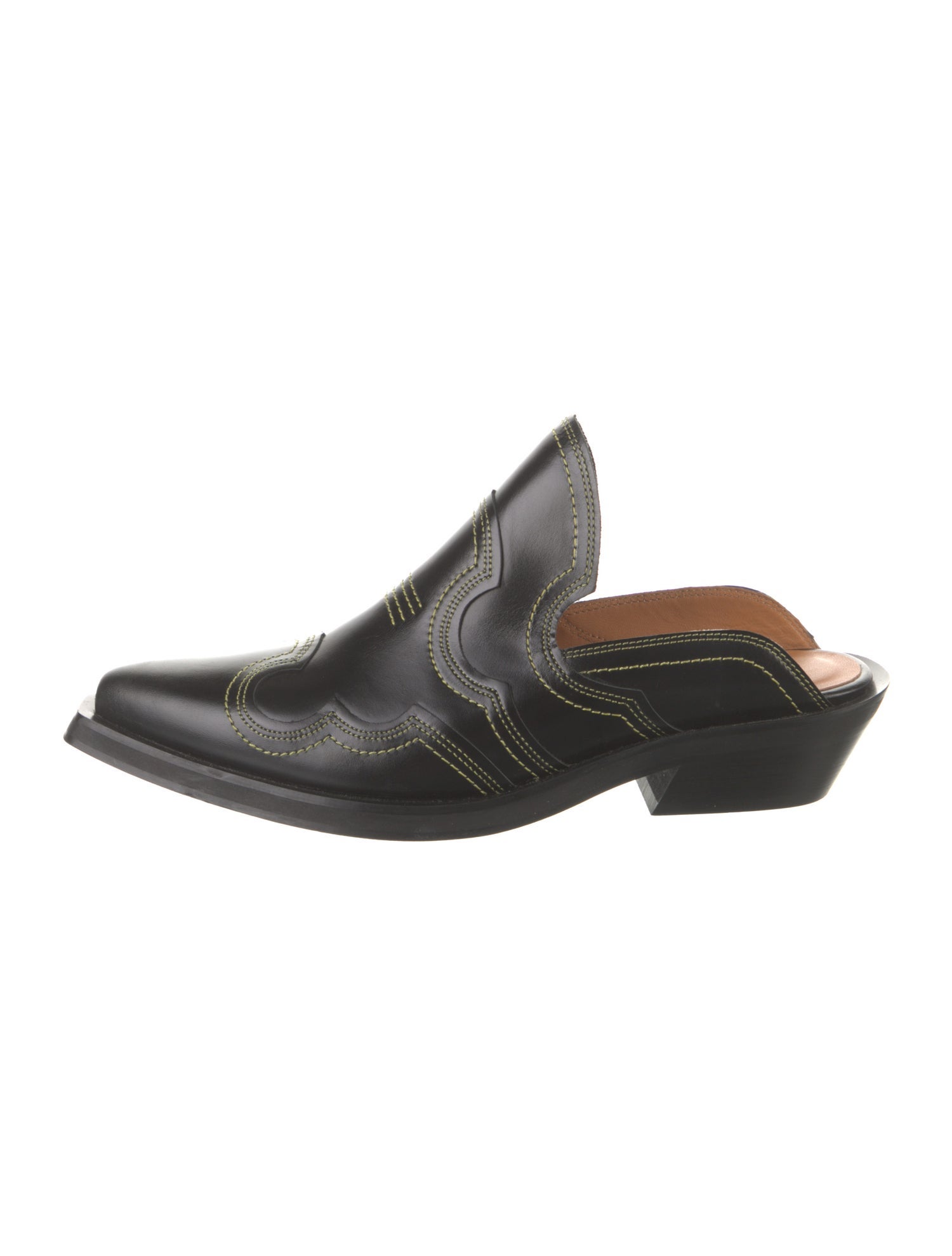 Ganni Leather Mules