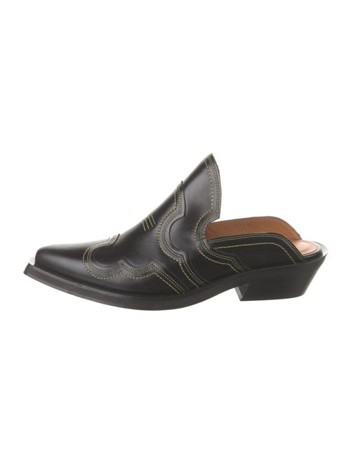 Ganni Leather Mules