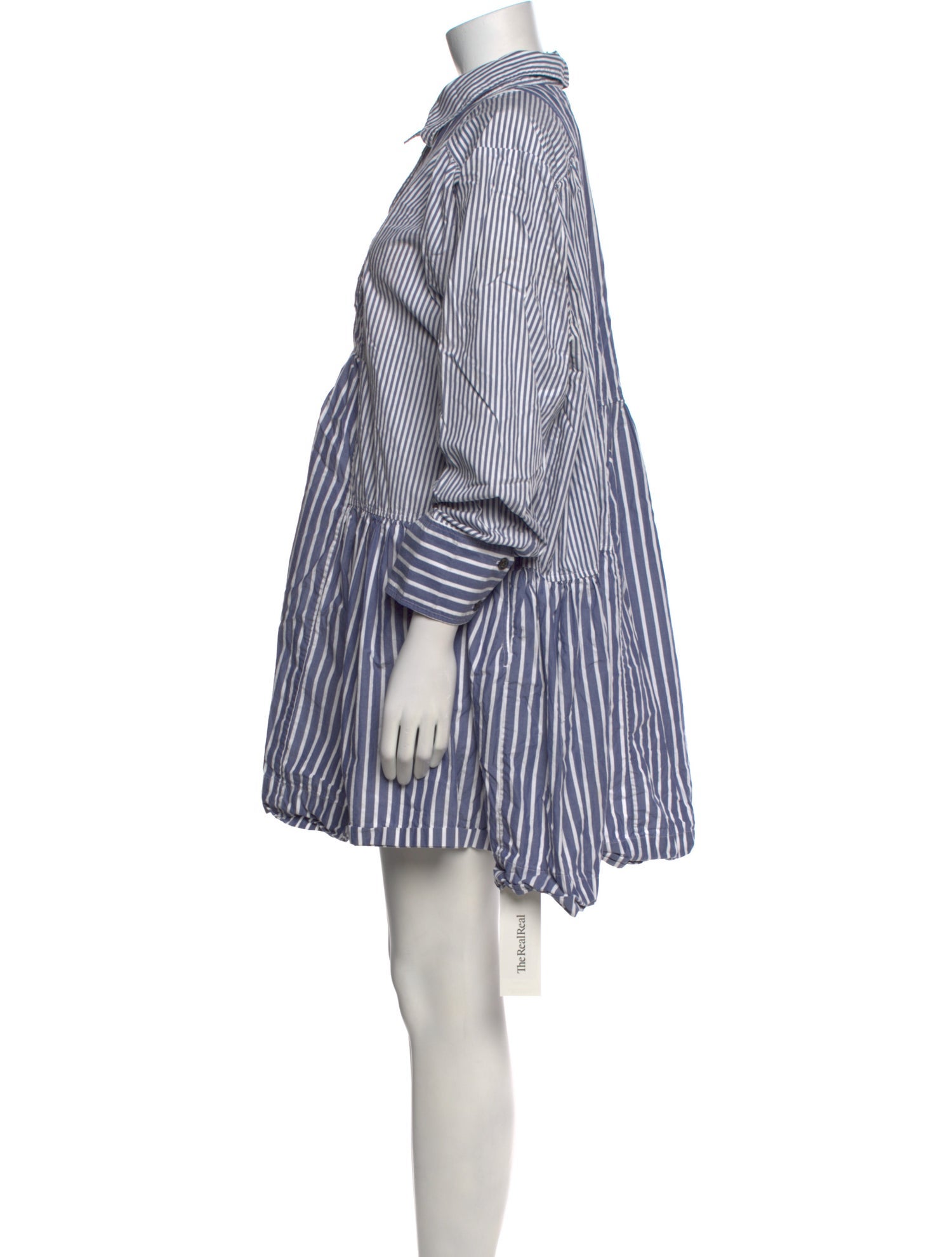 Ganni Striped Mini Dress