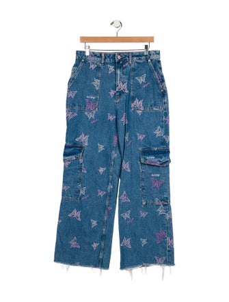 Ganni High-Rise Wide Leg Jeans