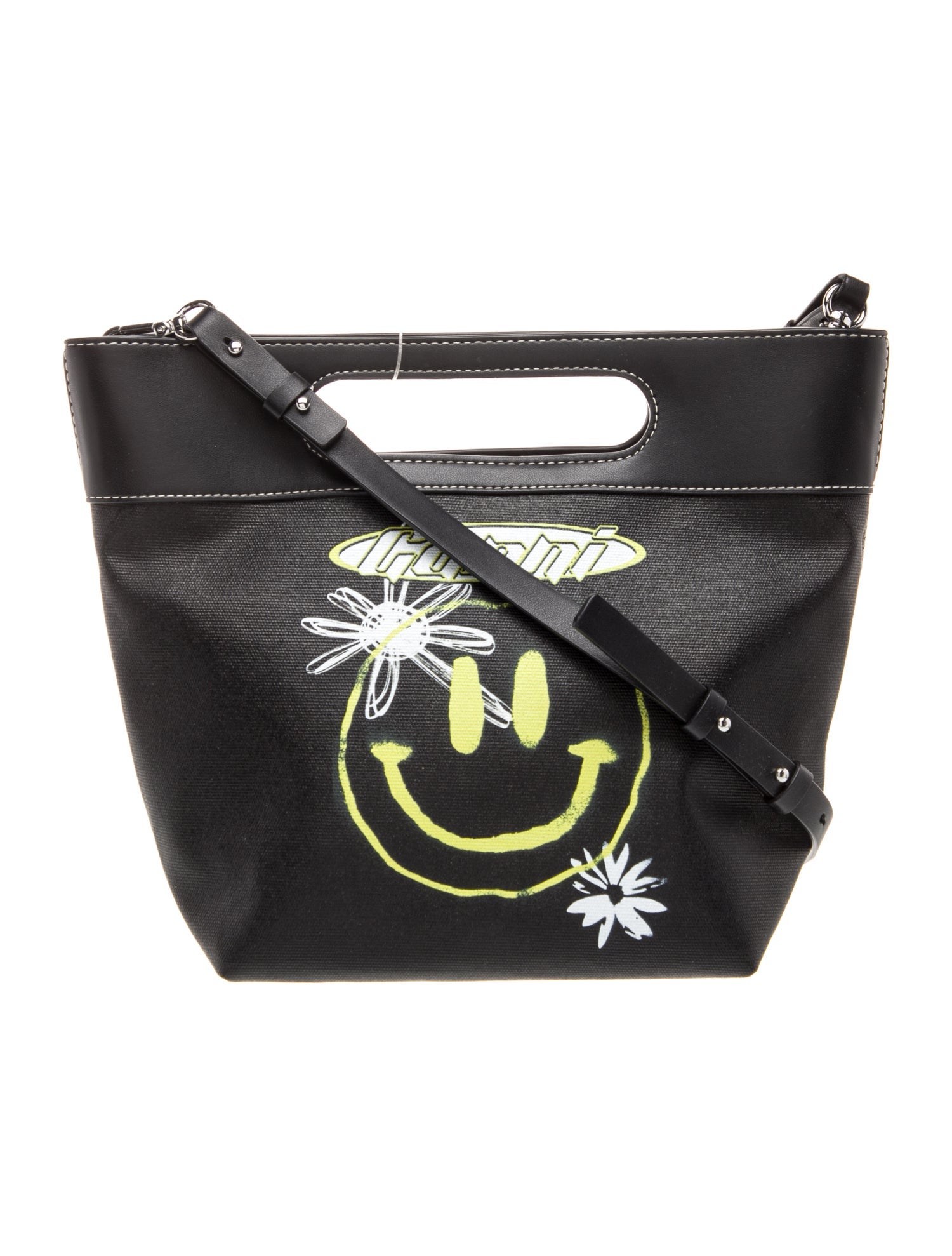 Ganni Leather Top Handle Bag