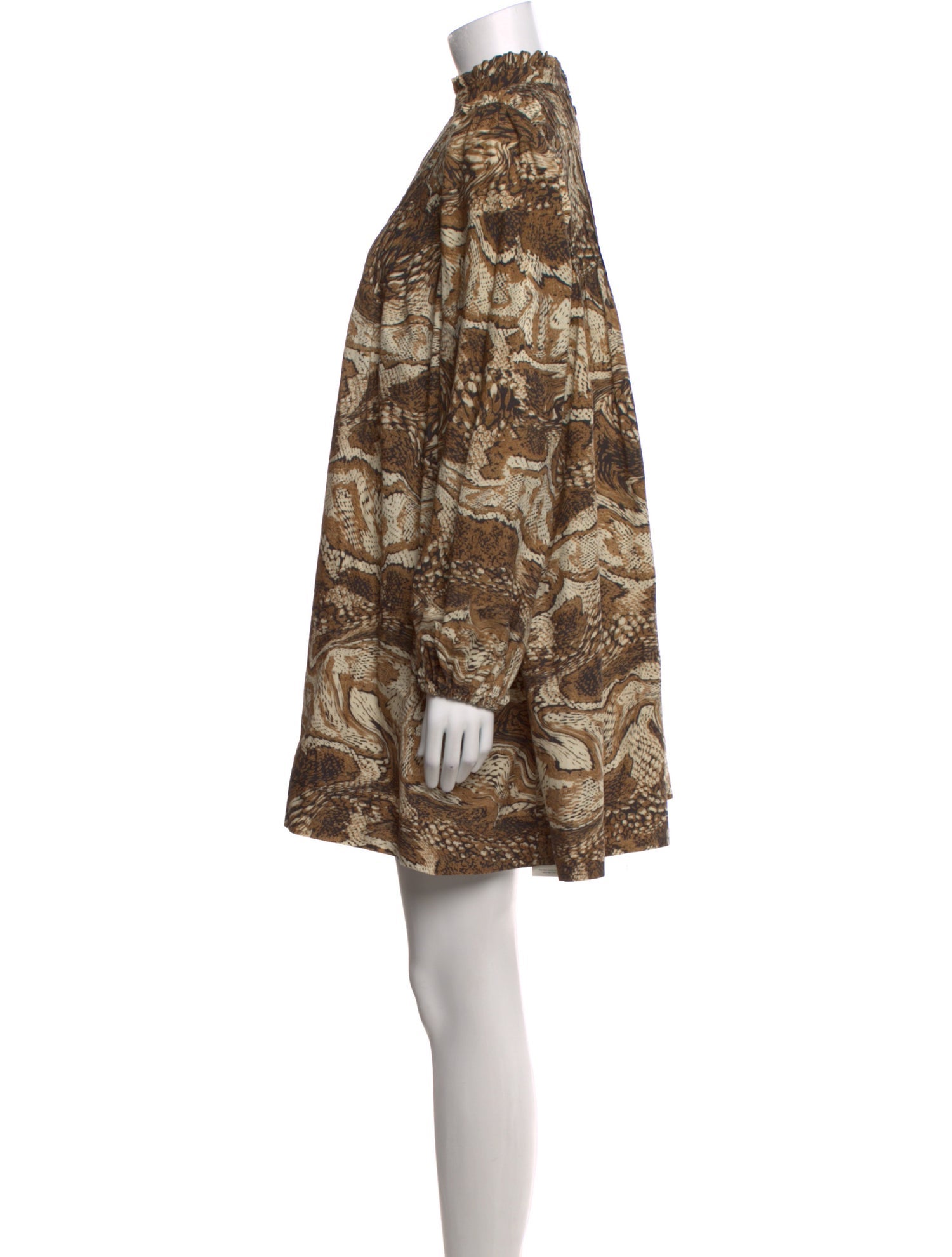 Ganni Printed Mini Dress