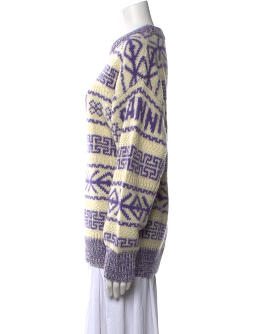 Ganni Wool Printed Sweater
