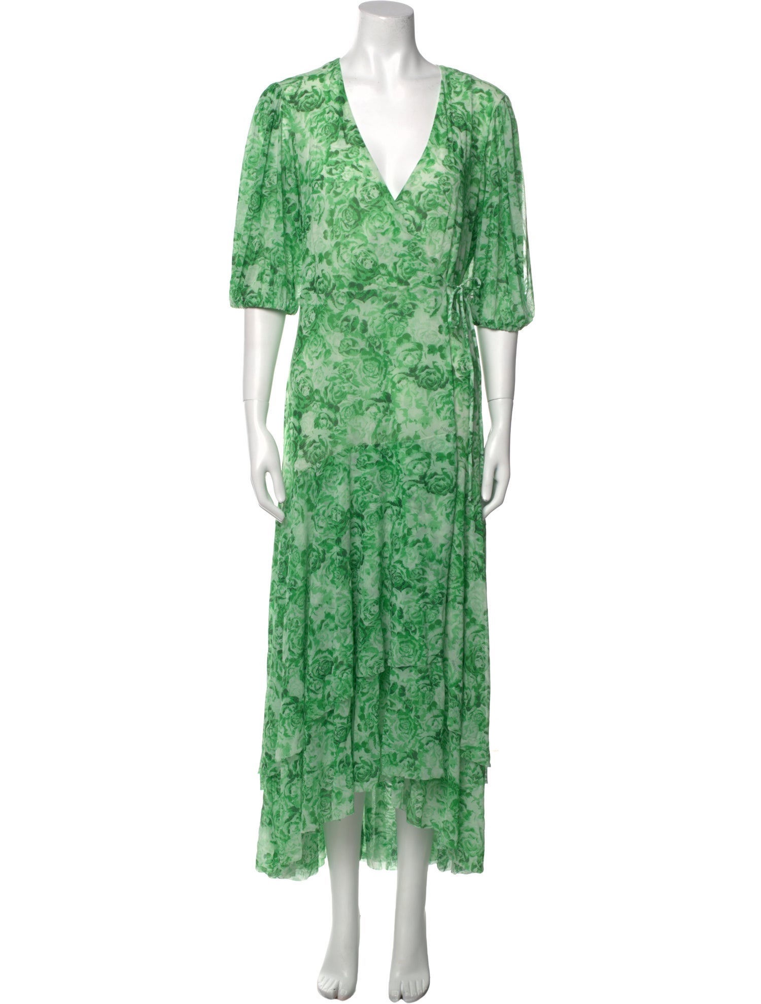 Ganni Printed Long Dress