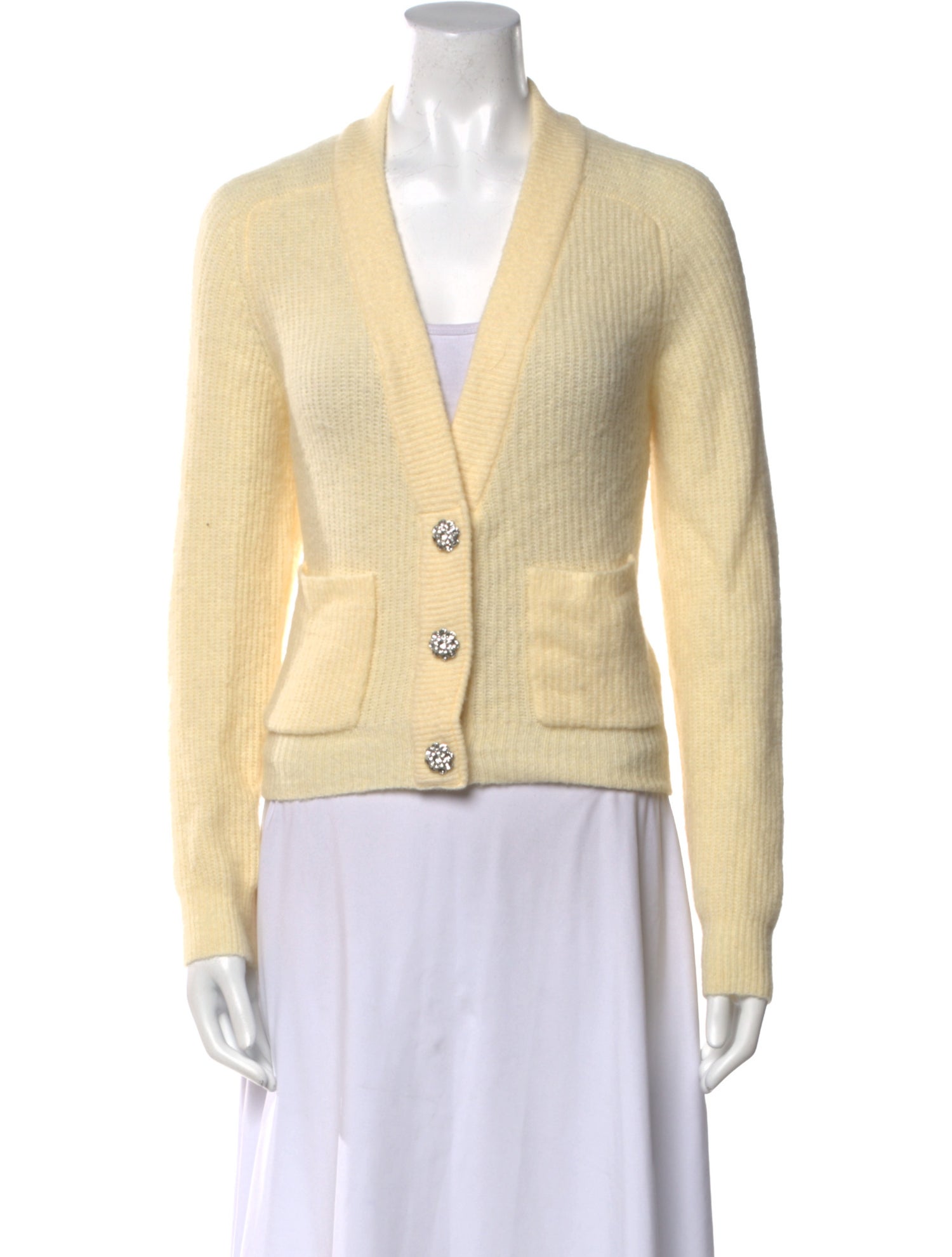 Ganni V-Neck Sweater