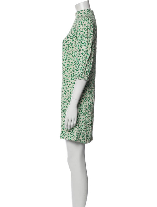 Ganni Floral Print Mini Dress