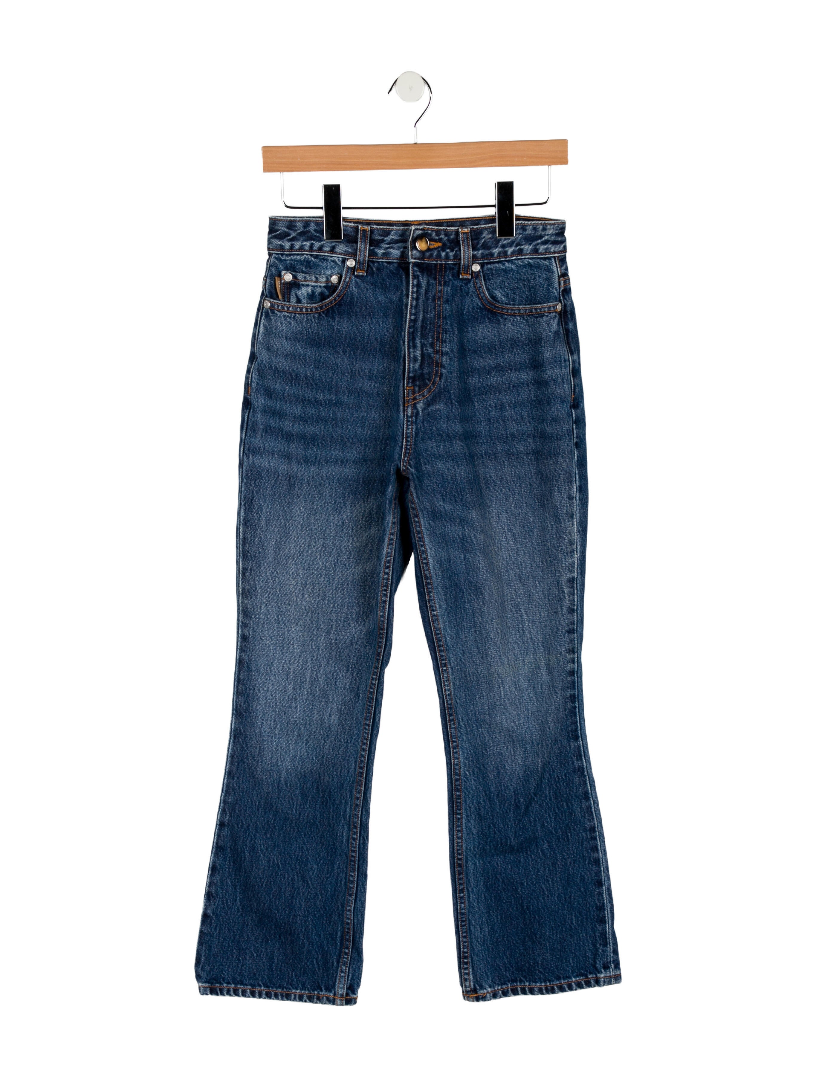 Ganni High-Rise Straight Leg Jeans