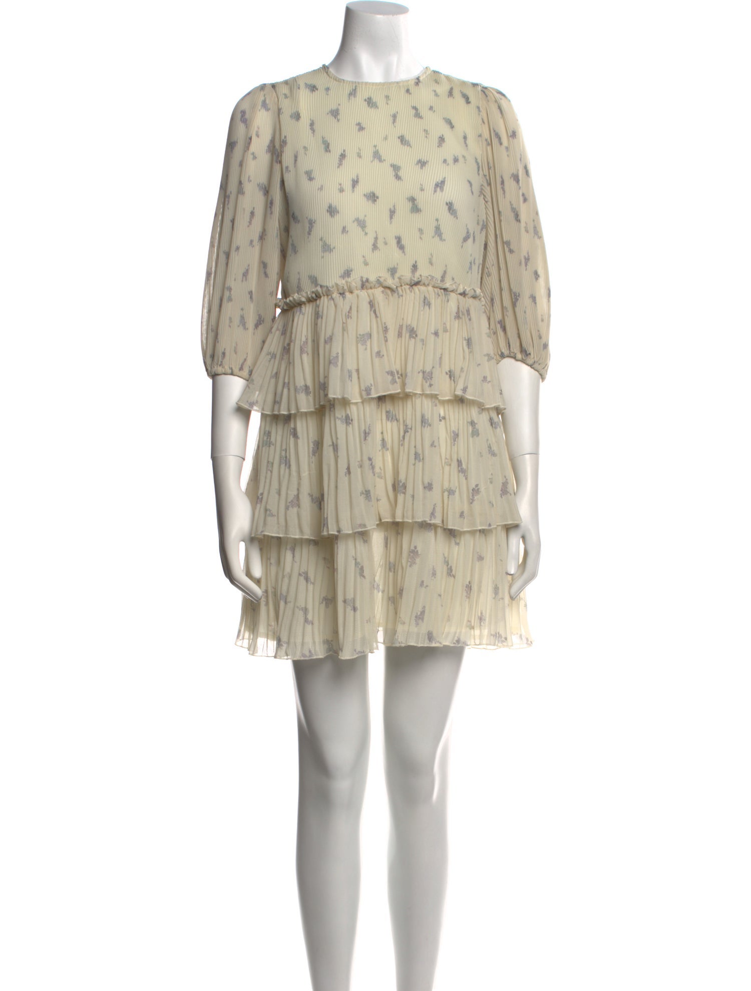 Ganni Printed Mini Dress