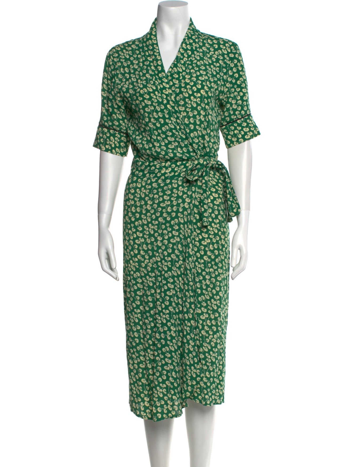 Ganni Printed Midi Length Dress