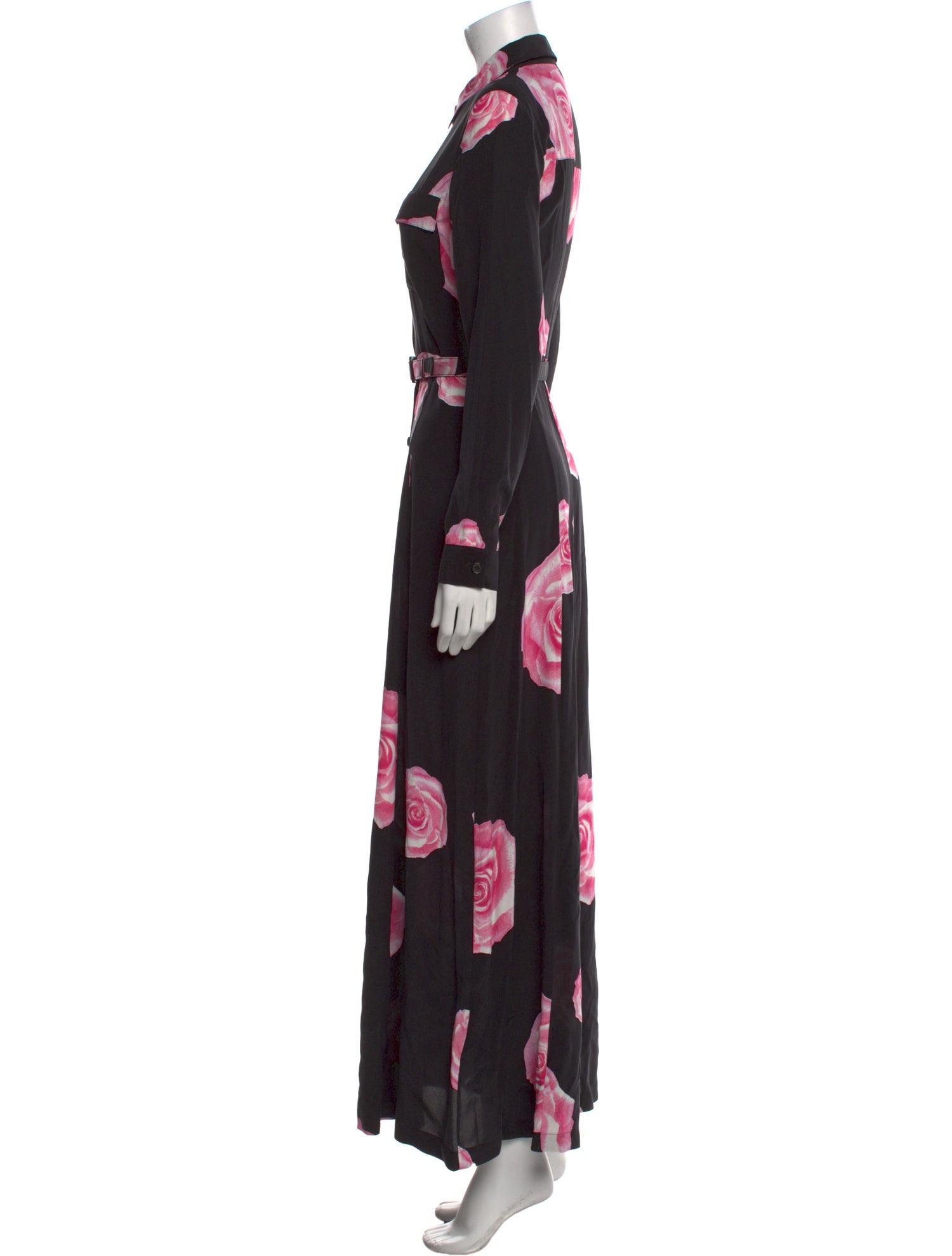 Ganni Silk Long Dress