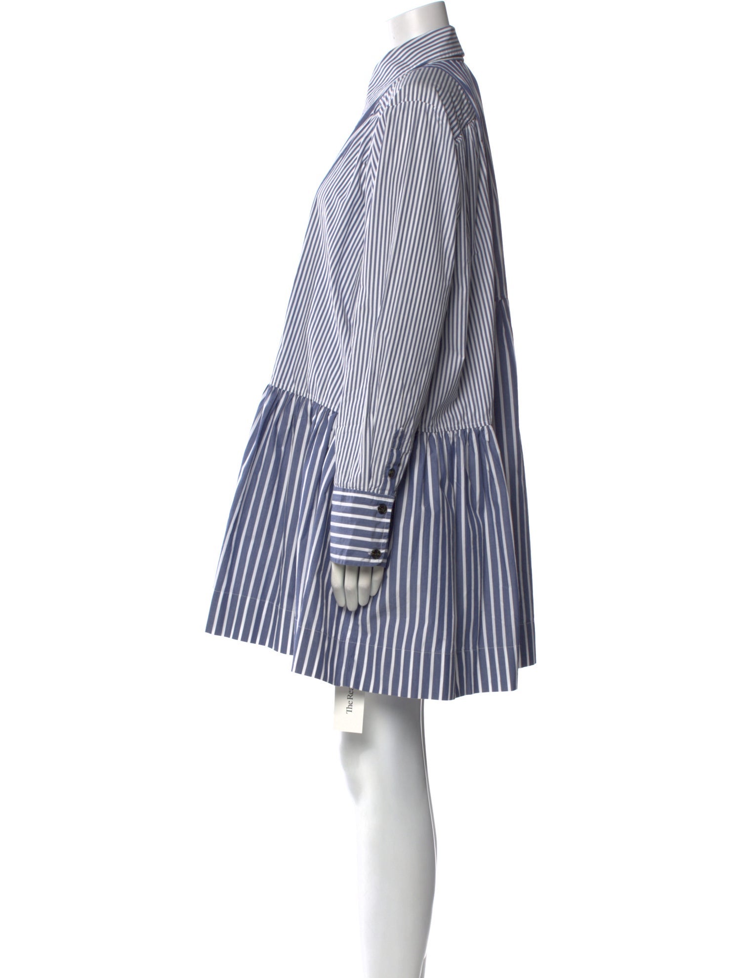 Ganni Striped Mini Dress