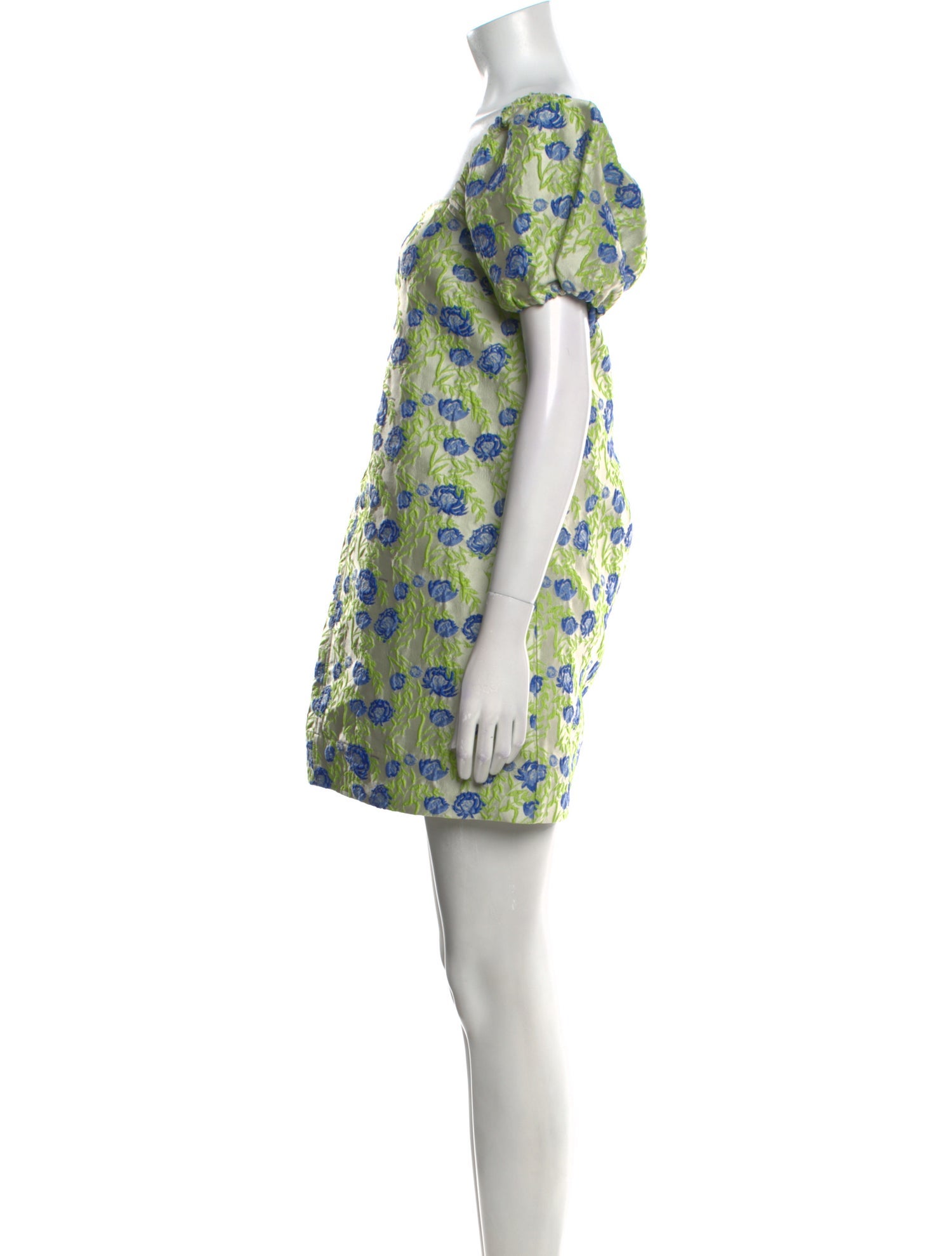 Ganni Floral Print Mini Dress