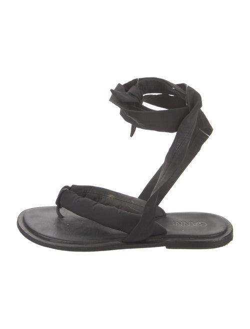 Ganni Leather Gladiator Sandals