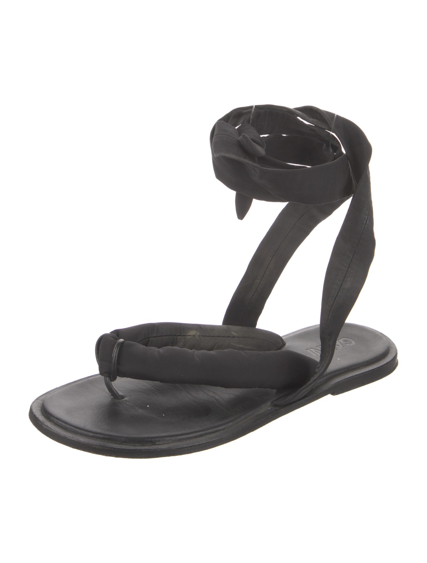 Ganni Leather Gladiator Sandals