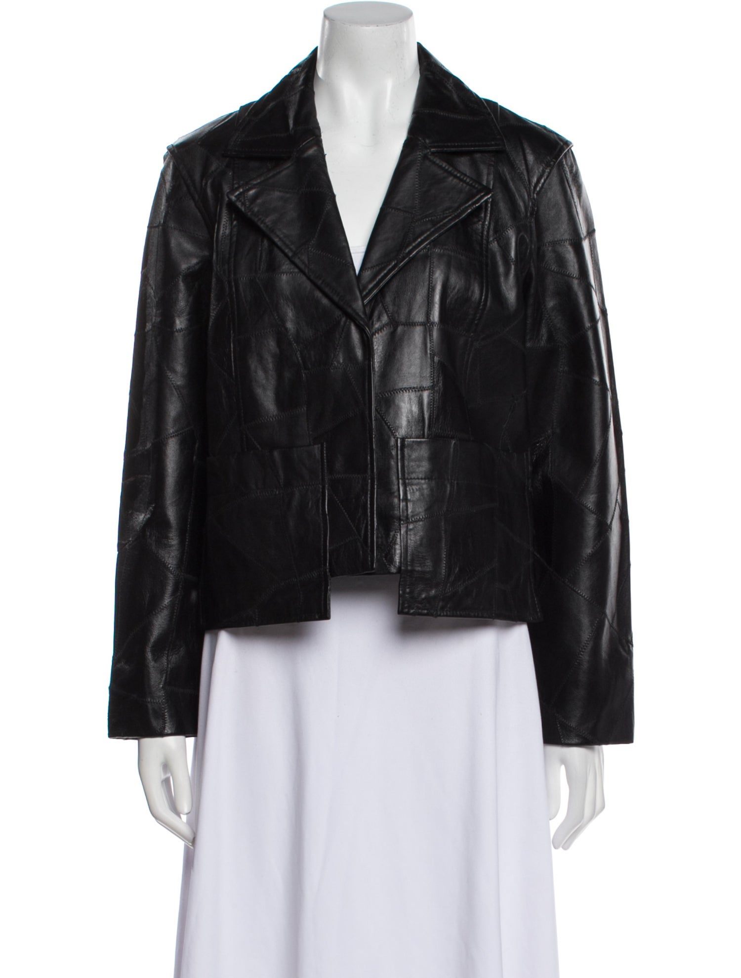 Ganni Leather Blazer