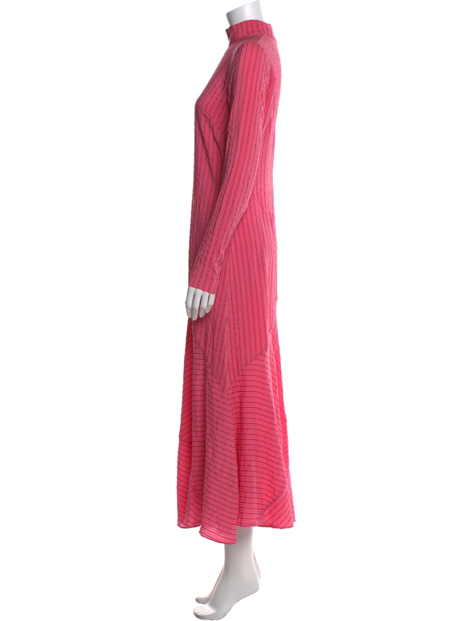 Ganni Silk Long Dress