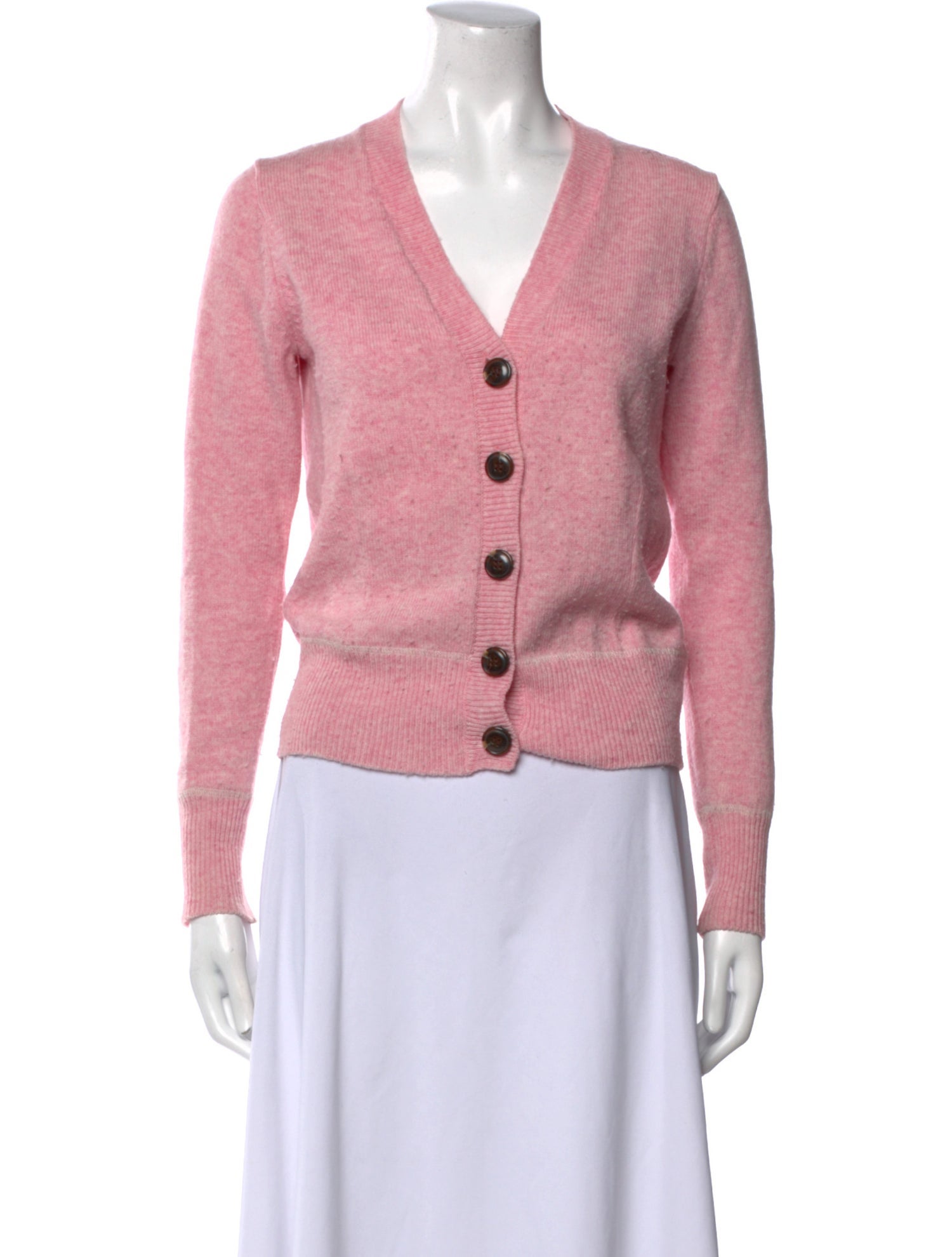 Ganni Wool V-Neck Sweater