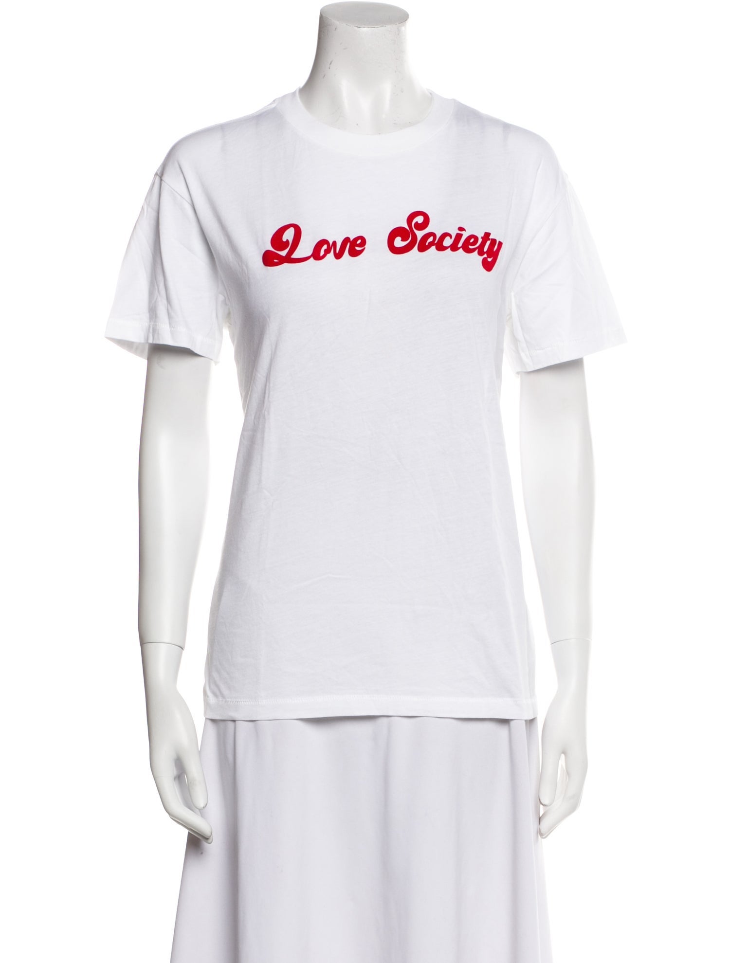 Ganni Graphic Print Crew Neck T-Shirt