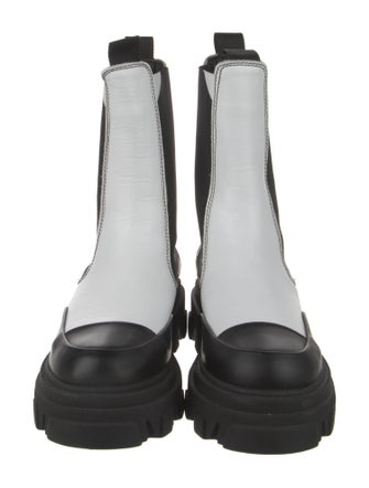 Ganni Leather Chelsea Boots