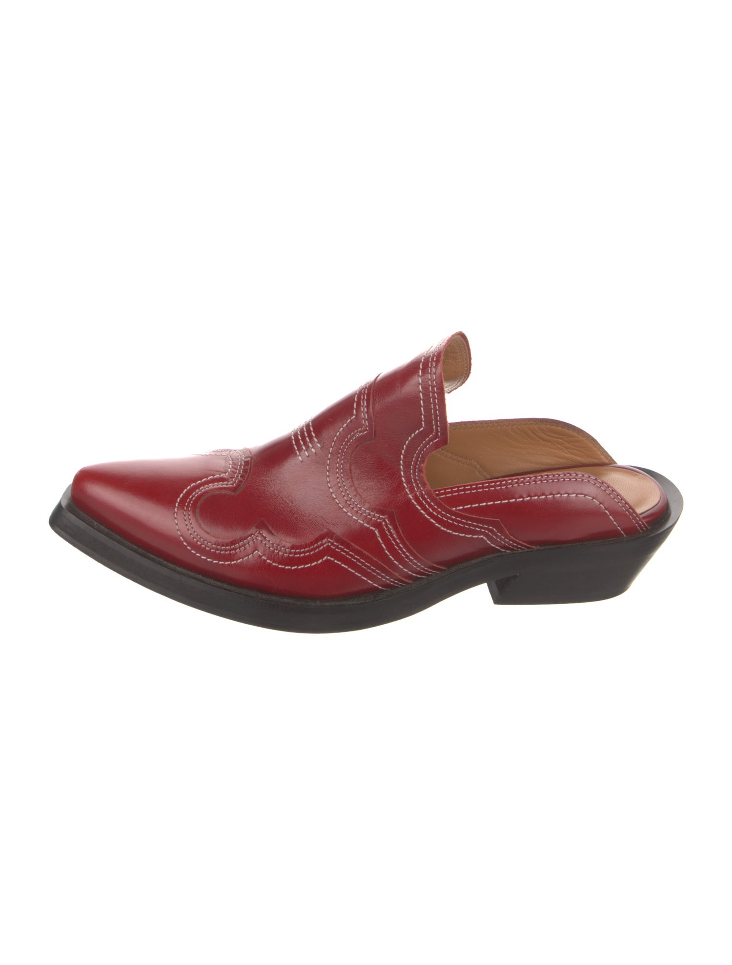 Ganni Leather Mules