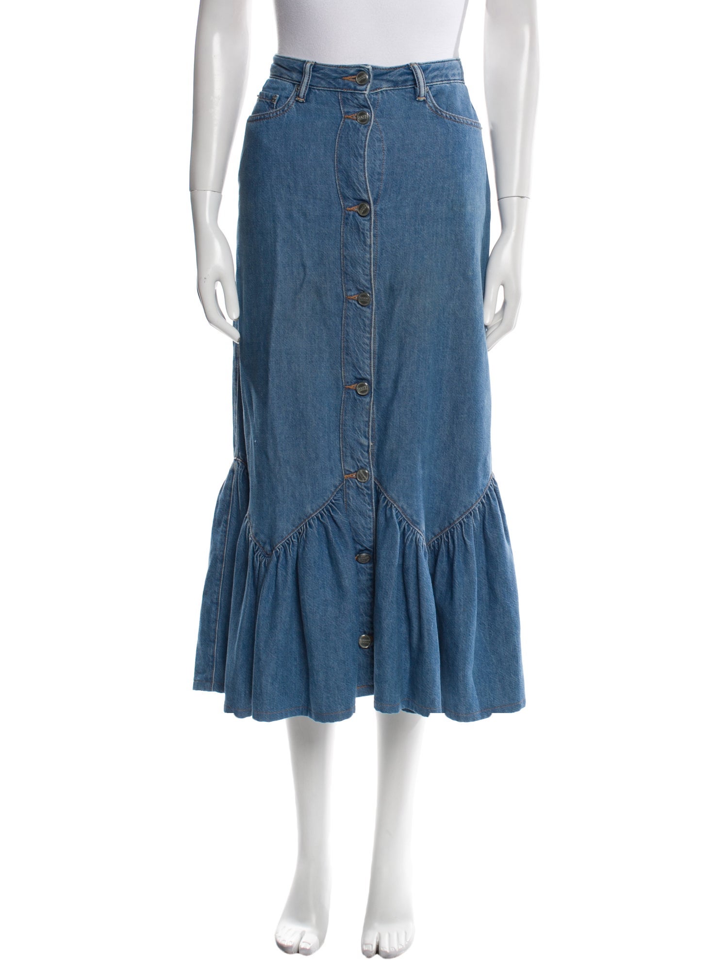 Ganni Midi Length Skirt