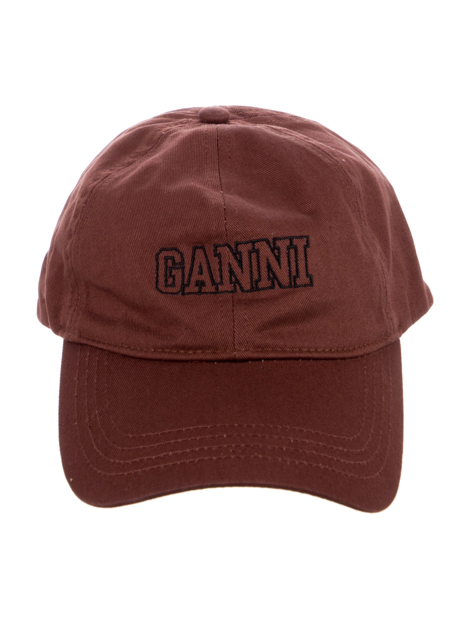 Ganni Solid Baseball Hat