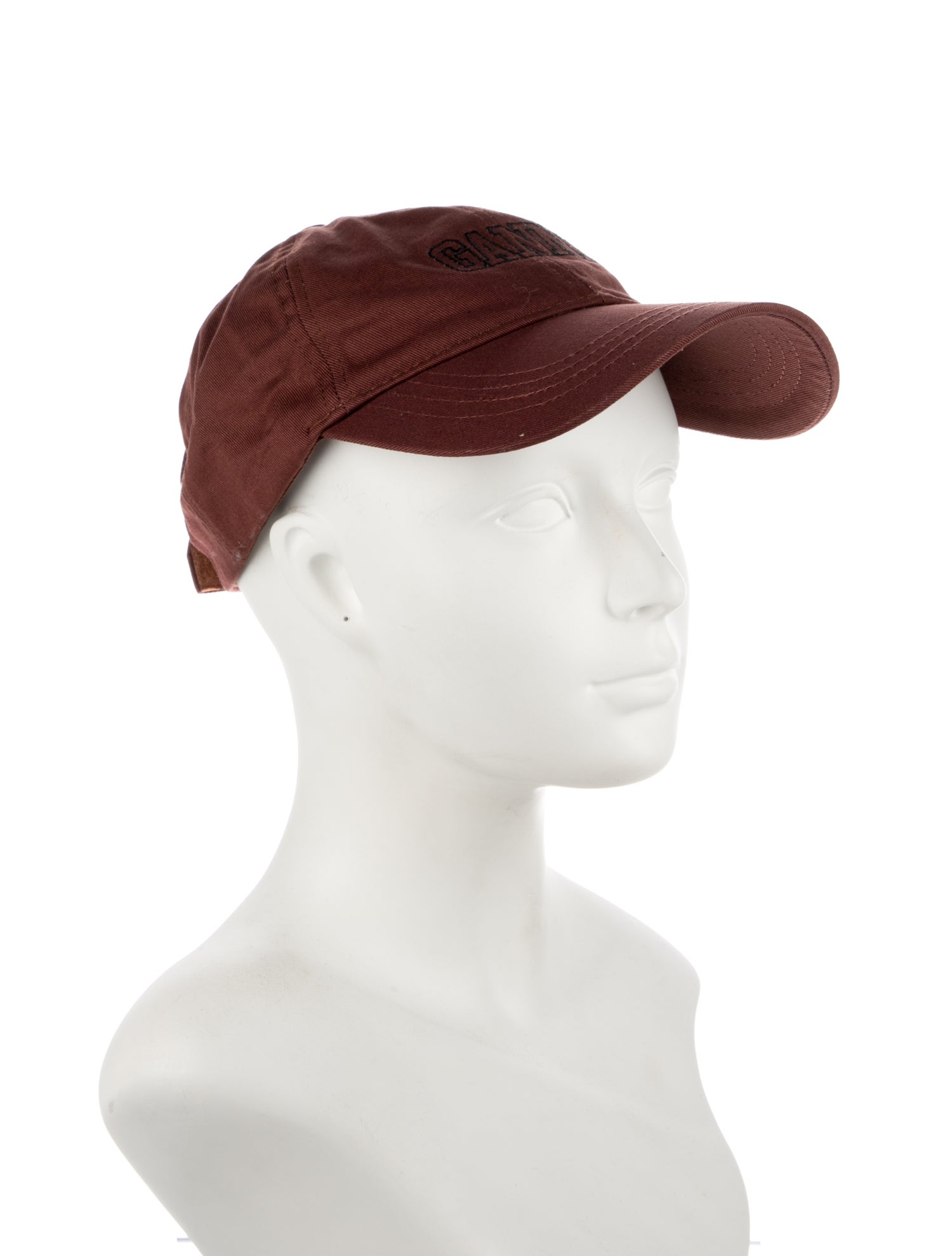 Ganni Solid Baseball Hat