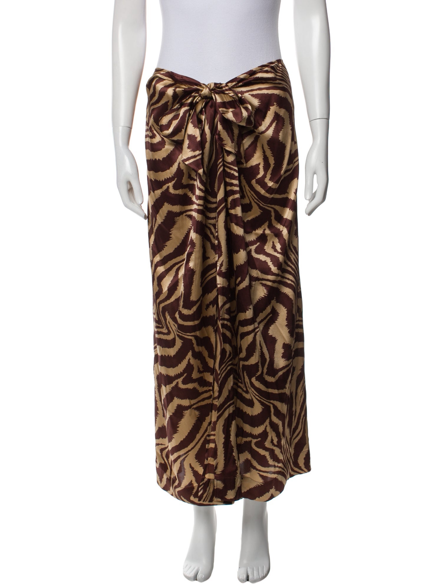 Ganni Silk Midi Length Skirt w/ Tags