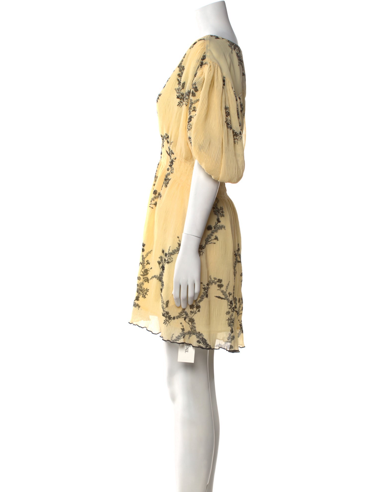 Ganni Floral Print Mini Dress