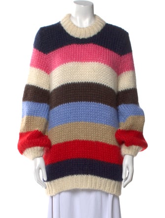 Ganni Wool Striped Sweater