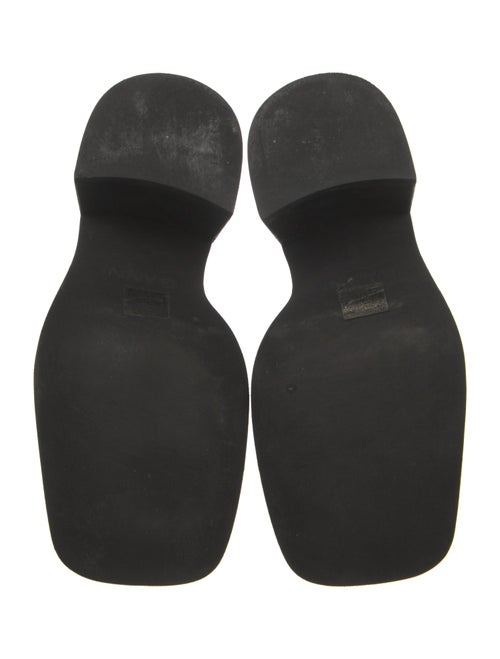 Ganni Leather Crystal Embellishments Pumps