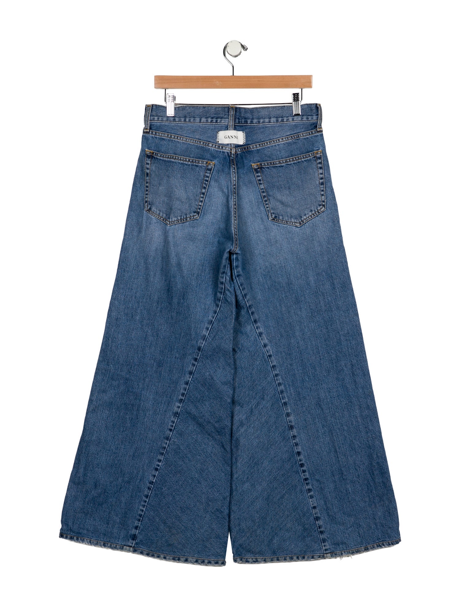 Ganni High-Rise Wide Leg Jeans