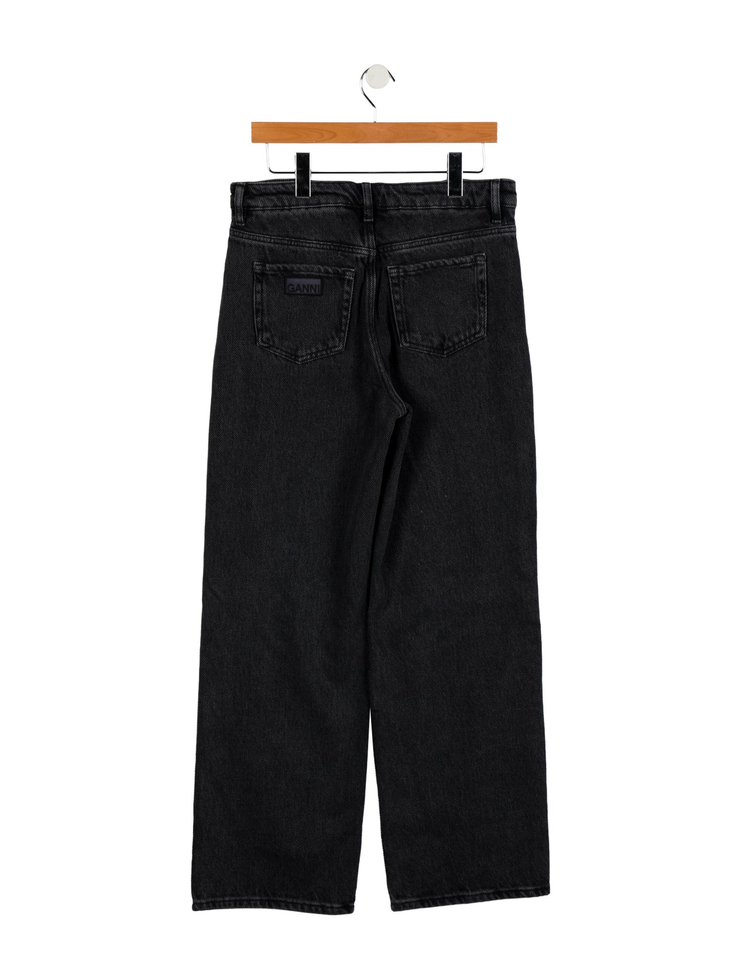 Ganni High-Rise Wide Leg Jeans