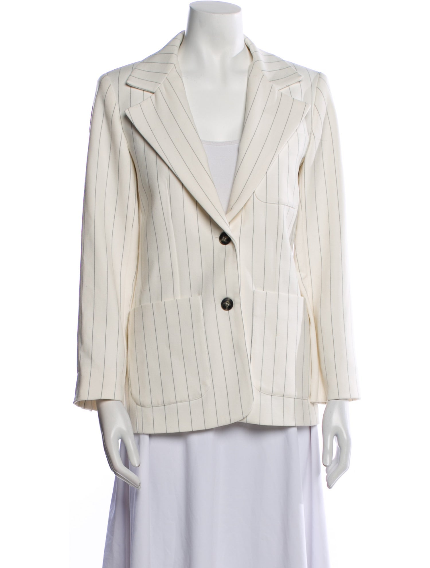 Ganni Striped Blazer