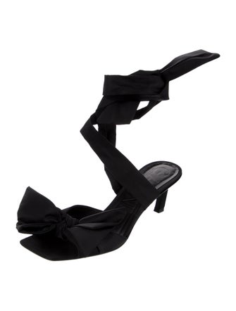 Ganni Bow Accents Sandals