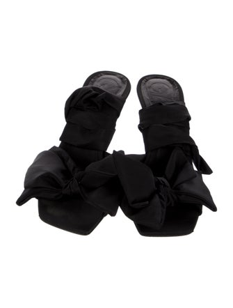 Ganni Bow Accents Sandals