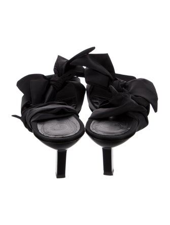 Ganni Bow Accents Sandals