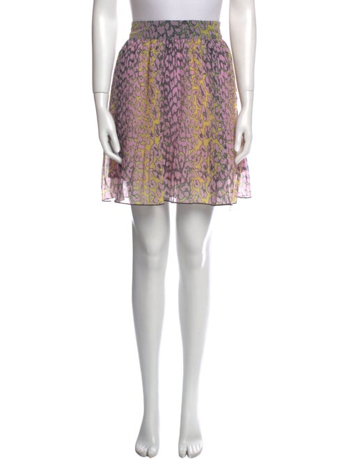 Ganni Printed Mini Skirt