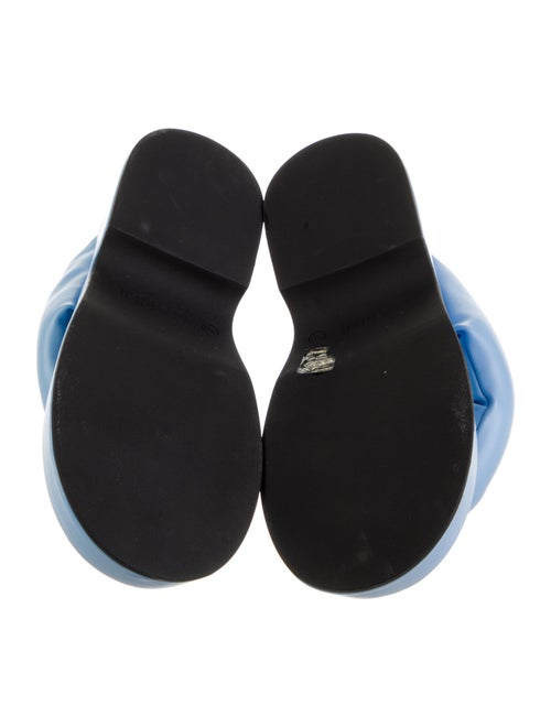 Ganni Leather Flip Flops
