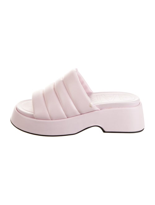 Ganni Leather Slides