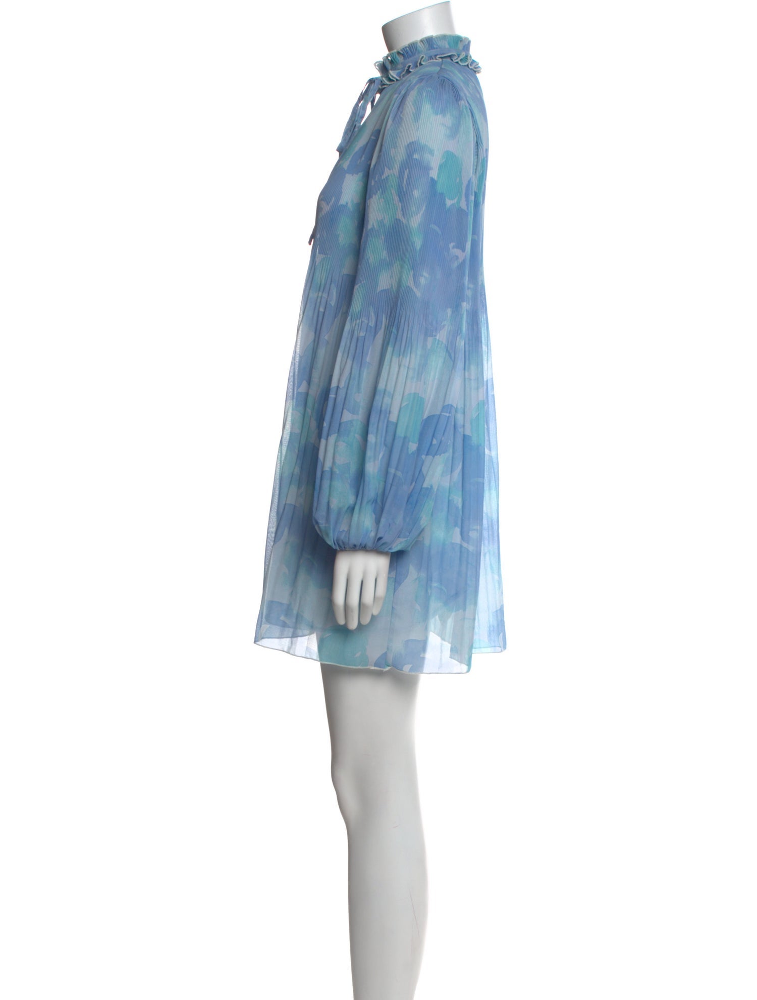 Ganni Tie-Dye Print Mini Dress