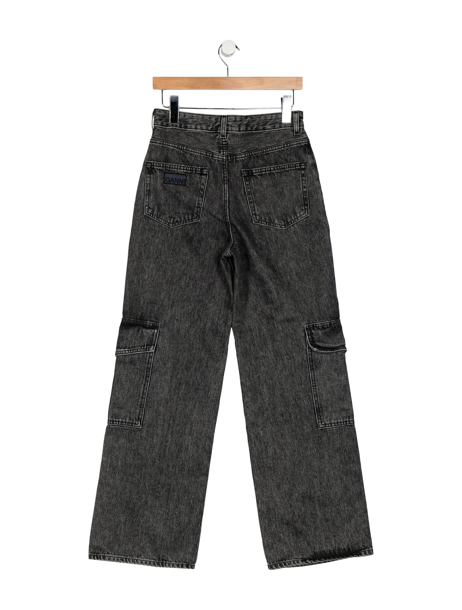 Ganni High-Rise Wide Leg Jeans