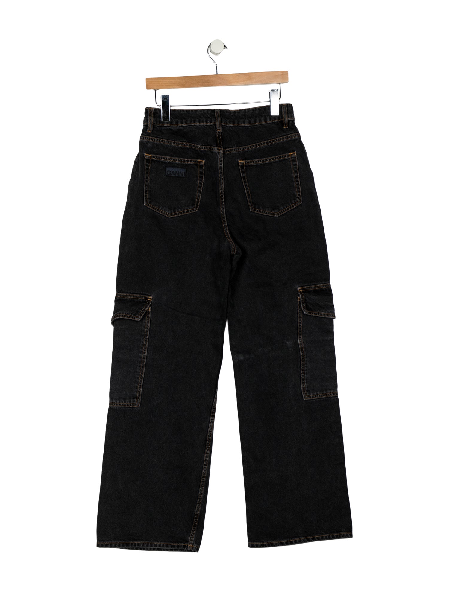 Ganni High-Rise Wide Leg Jeans
