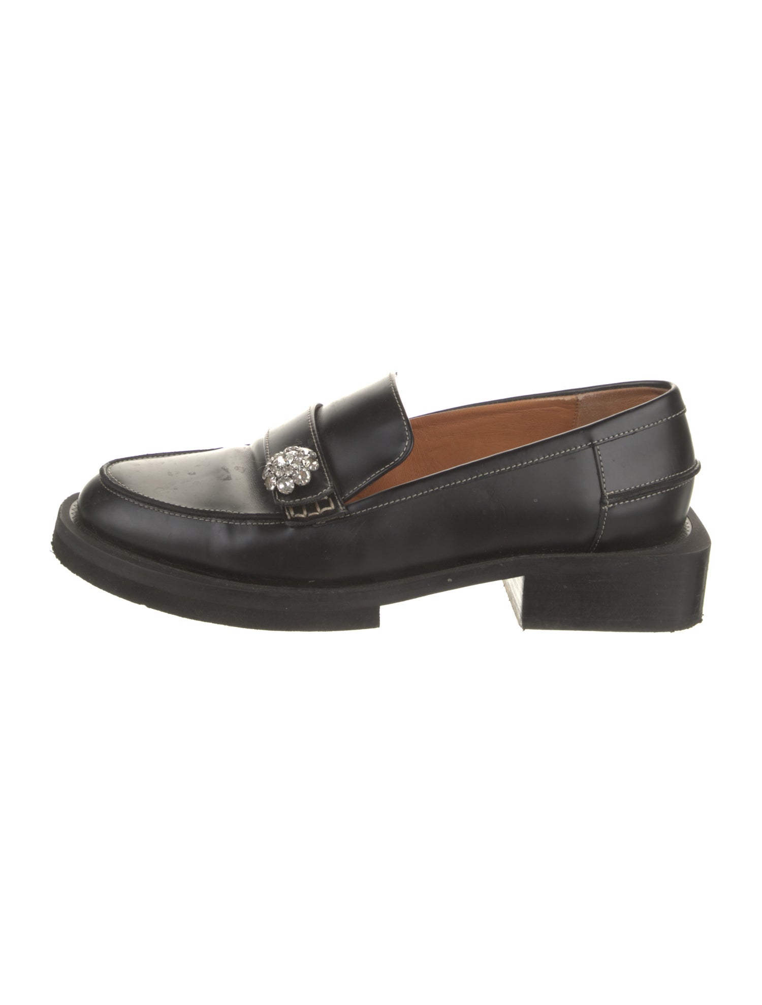 Ganni Leather Loafers