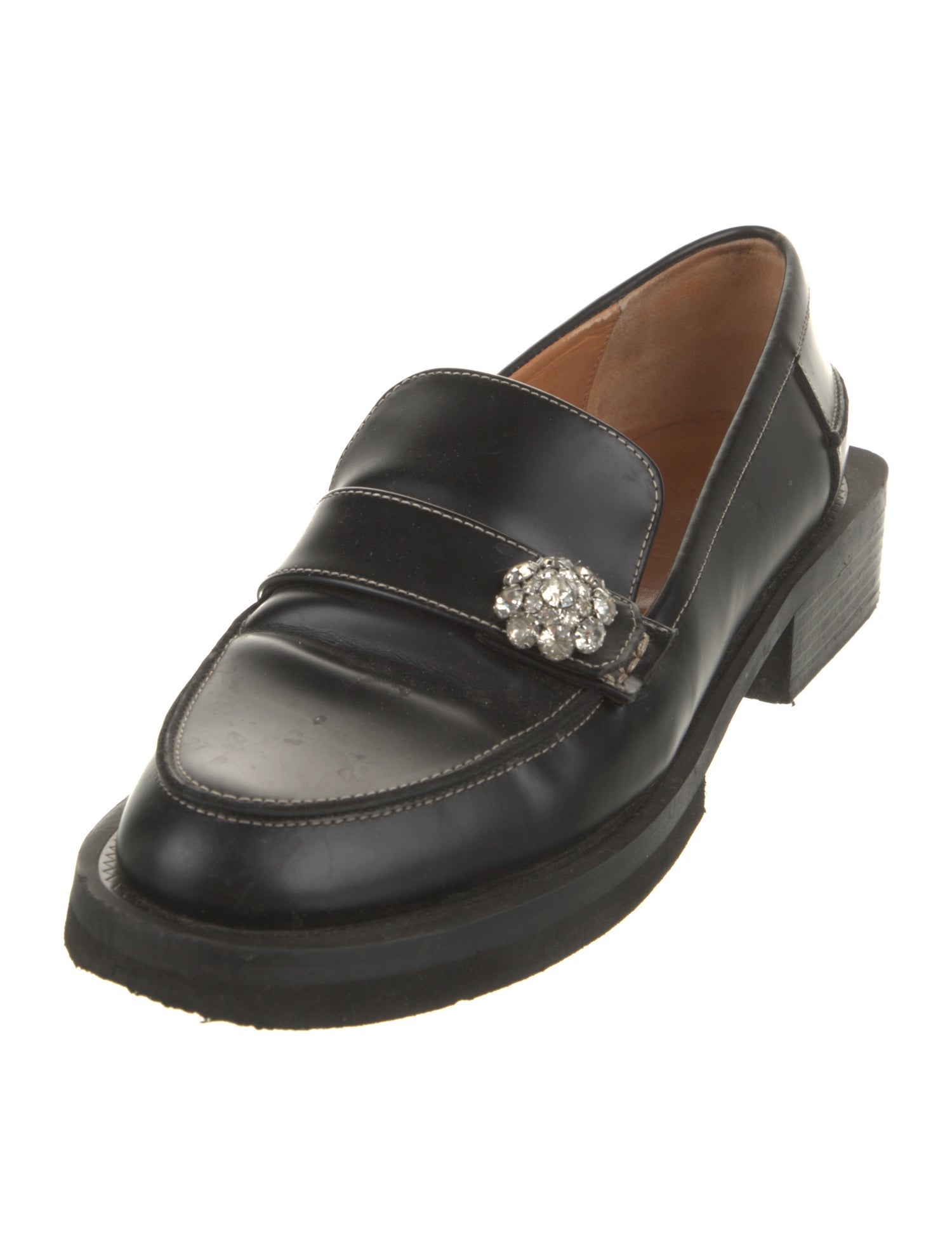 Ganni Leather Loafers
