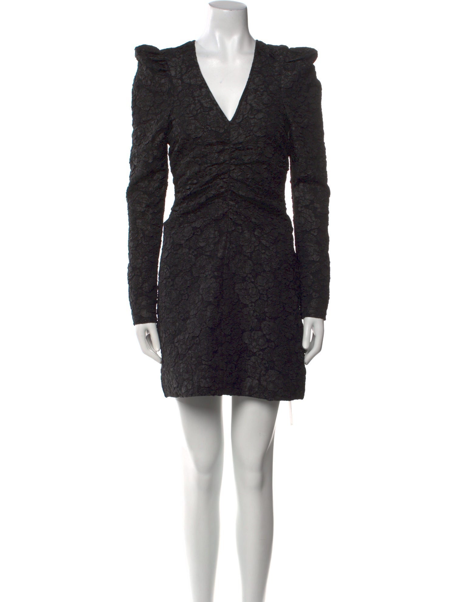 Ganni V-Neck Mini Dress