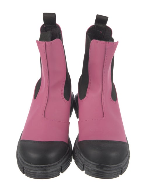 Ganni Leather Chelsea Boots