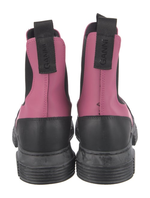 Ganni Leather Chelsea Boots